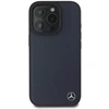Mercedes MEHMP16X23RBGVV Apple iPhone16 Pro Max 6.9″ navy kietas dėklas MB Wood Imitation Leather MagSafe