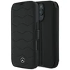 Mercedes MEBKP16X23RWRSK Apple iPhone 16 Pro Max 6.9″ juodos spalvos bookdėklas MB Waves Leather