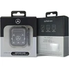 Mercedes MEA28DPMGS Dėklas AirPods 1/2, juoda/juoda, didelių žvaigždžių raštas