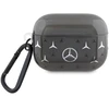 Mercedes MEAP28DPMGS AirPods Pro 2 (2022/2023) Dėklas juodos spalvos Large Star Pattern