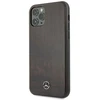 Mercedes Benz Apple iPhone11 PRO Mercedes Hard dėklas Wood Line Rosewood (MEHCN58VWOBR) rudos spalvos