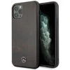 Mercedes Benz Apple iPhone11 PRO Mercedes Hard dėklas Wood Line Rosewood (MEHCN58VWOBR) rudos spalvos