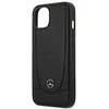 Mercedes MEHCP14MARMBK iPhone 14 Plus / 15 Plus 6.7″ juodos spalvos kietas dėklas Leather Urban