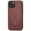 Mercedes MEHCP14MARMRE Apple iPhone 14 Plus / 15 Plus 6.7″ Raudona kietas dėklas Leather Urban Bengale
