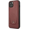 Mercedes MEHCP14MARMRE Apple iPhone 14 Plus / 15 Plus 6.7″ Raudona kietas dėklas Leather Urban Bengale