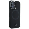 Mercedes MEHMP16S23SUTTK Apple iPhone 16 6.1″ juodos spalvos kietas dėklas Silicone Tonal Logo MagSafe