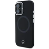 Mercedes MEHMP16S23SUTTK Apple iPhone 16 6.1″ juodos spalvos kietas dėklas Silicone Tonal Logo MagSafe