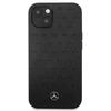 Mercedes MEHCP13SPSQBK Apple iPhone 13 mini 5,4″ juodos spalvos kietas dėklas Leather Stars Pattern