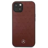 Mercedes MEHCP13SPSQRE Apple iPhone 13 mini 5,4″ red kietas dėklas Leather Stars Pattern