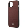 Mercedes MEHCP13SPSQRE Apple iPhone 13 mini 5,4″ red kietas dėklas Leather Stars Pattern