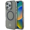 Mercedes MEHMP16X23HUOSK Apple iPhone 16 Pro Max 6.9" dėklas telefonui sidabro spalvos Ring MagSafe