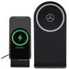 Mercedes Foldable Belaidis įkroviklis 2-in-1 MEMFBGSLK 15W juodos spalvos Sidabrinis Star MagSafe