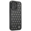 Mercedes MEHCP13LESPBK Apple iPhone 13 Pro / 13 6,1″ juodos spalvos kietas dėklas Sidabrinis Stars Pattern