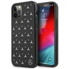 Mercedes MEHCP12LESPBK Apple iPhone 12 Pro Max 6,7″ juodos spalvos kietas dėklas Sidabrinis Stars Pattern