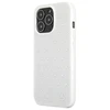 Mercedes MEHCP13XESPWH Apple iPhone 13 Pro Max 6,7″ baltos spalvos kietas dėklas Sidabrinis Stars Pattern