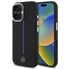 Mercedes MEHMP16S23SUMBK Apple iPhone 16 6.1" Silikoninis dėklas telefonui mėlynos spalvos Stripe MagSafe