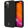 Mercedes MEHMP13LSILBK Apple iPhone 13 Pro / 13 6.1″ juodos spalvos kietas dėklas Silicone MagSafe