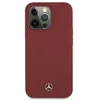 Mercedes Silikoninis Line dėklas iPhone 13 Pro Max - Raudonas