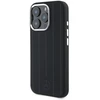 Mercedes MEHMP16X23SUVSK Apple iPhone 16 Pro Max 6.9″ juodos spalvos kietas dėklas Silicone Vertical Tonal Stripes