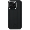 Mercedes MEHMP16X23SUVSK Apple iPhone 16 Pro Max 6.9″ juodos spalvos kietas dėklas Silicone Vertical Tonal Stripes