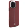 Mercedes MEHMP16X23SUMSR Apple iPhone 16 Pro Max 6.9″ red kietas dėklas Silicone baltos spalvos Stripe MagSafe