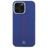 Dėklas Mercedes MEHMP16X23SUMRV Apple iPhone 16 Pro Max 6.9" navy hard Silikoninis Raudona Stripe MagSafe