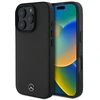 Mercedes MEHMP16X23RBARK Apple iPhone 16 Pro Max 6.9″ juodos spalvos kietas dėklas Textured And Plain Leather MagS