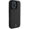 Mercedes MEHMP16X23RBARK Apple iPhone 16 Pro Max 6.9″ juodos spalvos kietas dėklas Textured And Plain Leather MagS