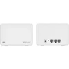 „Mercusys Halo H80X“ sistema (2 vnt.) dviejų dažnių (2,4 GHz / 5 GHz) „Wi-Fi 6“ (802.11ax), balta, 3 vidinės antenos