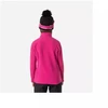 Mergaičių Fleece Megztinis su 1/2 Užtrauktuku Rožinis Rossignol