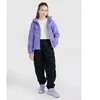 Mergaičių softshell striukė, vėjo nepraleidžianti membrana 5000, 4F 4FJRAW25TSOFF507-90A