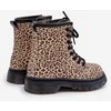 mergaitiški batai Nelanna su leopardo raštu bei smėline spalva