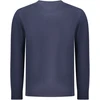 Męski sweter Tommy Hilfiger su haftowanym logo – mėlyna