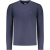 Męski sweter Tommy Hilfiger su haftowanym logo – mėlyna