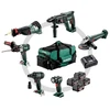 METABO COMBO RINKINYS 18V 6.1 (SB18LTX +SSW18LTX300BL +KH18LTX24 +W18L9-125QUICK +SSEP18LT +ULA) 4×4,0Ah KREPŠYS