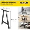 VEVOR Metalinės A formos stalo kojos 71x45 cm