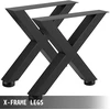 VEVOR Plieninės stalo kojos X formos, 72 cm