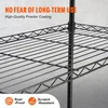 VEVOR Metalinis lentynų stovas su ratukais