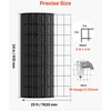 VEVOR Tinklinė tvora 61 cm x 7.62 m, 16 gaujo cinkuota viela