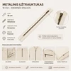Metalinis užtrauktukas 18 cm – baltos spalvos