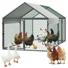 VEVOR Metalinė vištidė 4-6 vištoms, 1 x 2 x 1 m