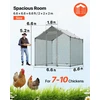 VEVOR Metalinis paukštidės aptvaras 2x2x2 m