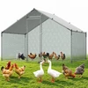 VEVOR Didelė metalinė vištidė, 3 x 2 x 2 m