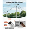 Metalinis vištidės aptvaras VEVOR JD362, 3x6x2 m