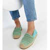 Mėtų ažūrinės espadrilės Gordana