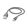 Hama Micro-USB įkrovimo ir duomenų kabelis, 1,4 m, juodas