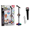 Mikrofonas su stovu vaikams Lean Toys, juodas
