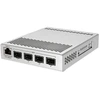 Mikrotik CRS305-1G-4S+IN tinklo jungtys, valdomas Gigabitinis eternetas (10/100/1000) su PoE palaikymu, baltas
