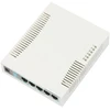 Ausinės Mikrotik RB260GS gigabitinis eterneto maršrutizatorius (10/100/1000) su PoE palaikymu, baltas