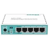 Mikrotik RB750GR3 gigabitinis eterneto maršrutizatorius, turkio ir baltos spalvos